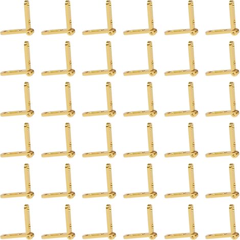 30 Pièces Mini Charnière pour Boite à Bijoux, 30 x 30mm (1/5)