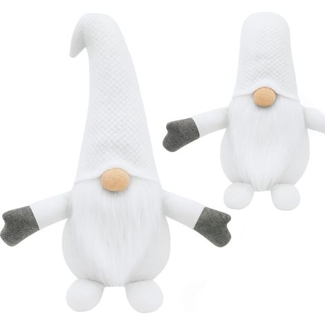 GNOMO NATALIZIO 35CM YX045 BIANCO