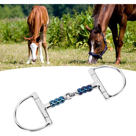 Mors de bouche pour cheval en acier inoxydable de 125 mm, foret à percer pour le jardinage et l'élevage (1/5)