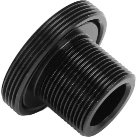 Vis de serrage pour manivelle vélo M18 M30 en alliage, compatible VTT et vélo de route, couleur noire. (1/5)