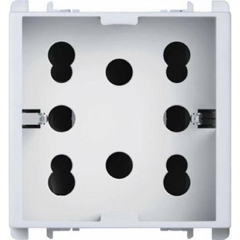 Urmet Simon 16A schuko multistandard Steckdose und zwei zwei-Wege weiß 10311/2.