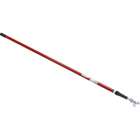 Taliaplast – Perche télescopique pour platoir chapiste – Longueur réglable 1,64 m à 3 m – Rotation de l'orientation du platoir – Compatible avec TA440312 et TA440314