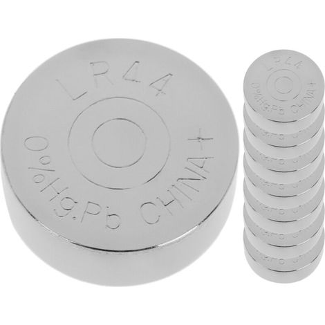 Lot de 8 piles alcalines type bouton LR44 AG13 (1/5)