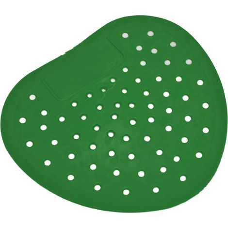 Écran urinal anti-éclaboussures à grand trou, désodorisant parfumé pour toilettes et salles de bain, vert