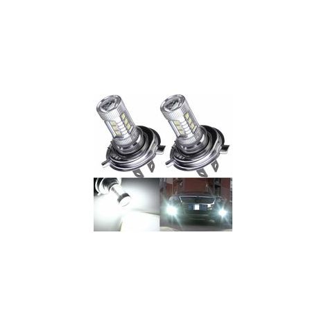 Lot de 2 ampoules LED H4 80W de rechange pour phares de voiture, éclairage ultra-lumineux (1/5)