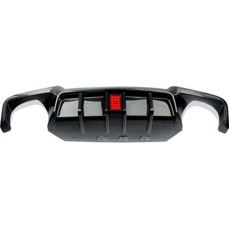 Difusor trasero, compatible con modelos M Sport, plástico ABS resistente, aspecto de fibra de carbono. (1/2)