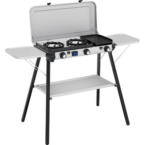 Fornello a gas Campingaz Camping Kitchen 2 Multi Cook Plus Da campeggio 2 fornelli 1800W Bianco/Nero [2213312]