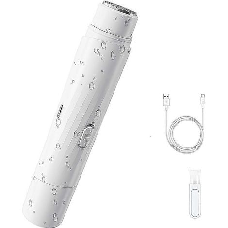 2-in-1 wasserdichter Intimrasierer für Frauen, IPX7 wasserdichter, wiederaufladbarer Rasierer (1/5)
