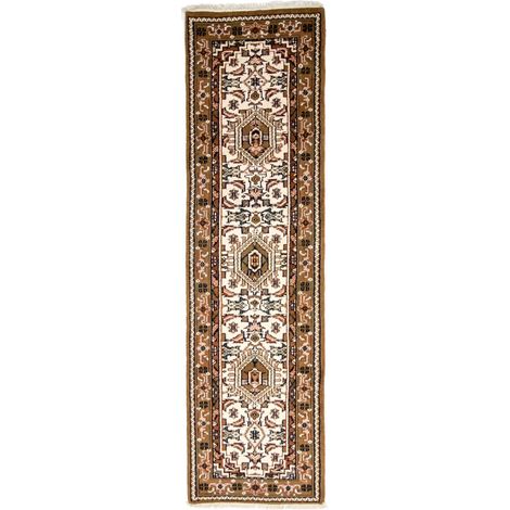 Tapis oriental Athina - 320x80cm, Rectangular - 100% Laine vierge - Noué main - Beige (1/4)