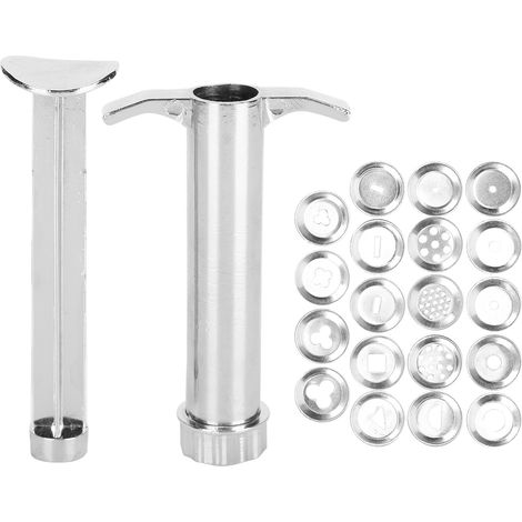 Clay Squeezer Aluminum Alloy DIY Clay Mud Extruder Squeezer Sculpture Tool with Tip Molds (1/5)