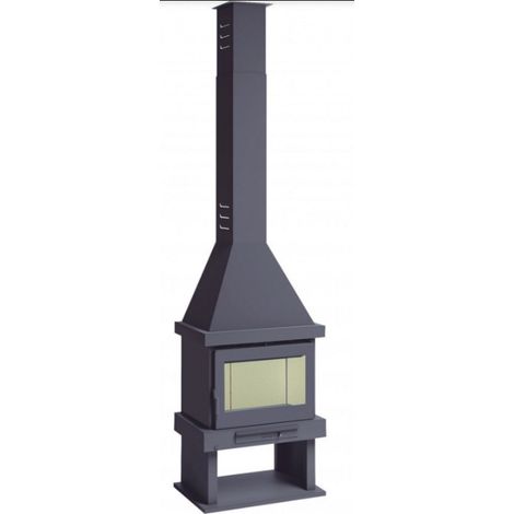 Chimenea Leña con Turbina Tangencial FM Modelo C-300 (1/2)