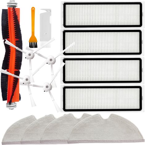 Ensemble brosses, rouleaux, filtres et serpillères pour aspirateur robot Xiaomi Mi Roborock S50 S5 S6 Max Pure (1/5)