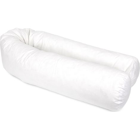 Traversin en plumes de canard 200 cm – Enveloppe 100% coton – Garnissage 100% plumes françaises – Confort moelleux pour nuits paisibles – Linnea