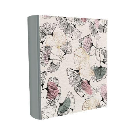 Album photos à pochettes 200 mémos "Flowers 3" - Gris - 200 photos - Livraison gratuite