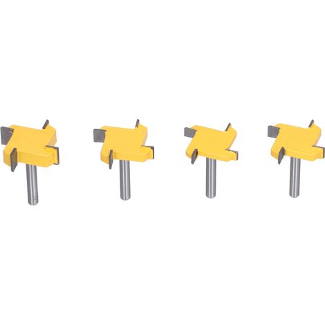 Oberflächenfräse, 1/4"-Schaft, 4 Zähne, Hartmetall, Planfräser, CNC-Holzfräser (1/5)