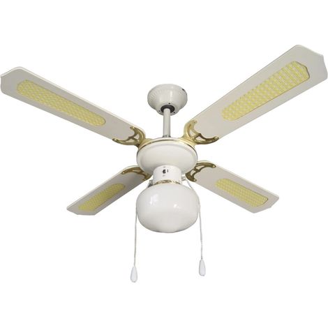 ventilatore da soffitto armour&danforth bianco 50w