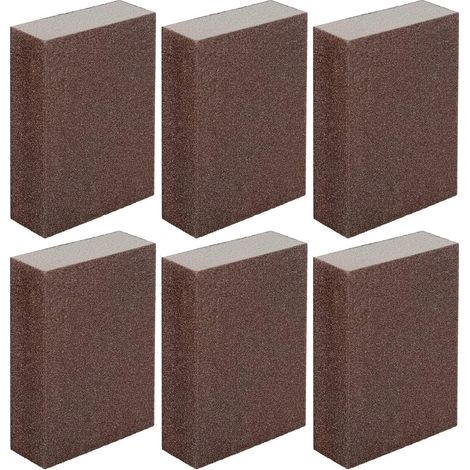 MINKUROW Schleifschwämme, 20 Stück Schleifschwammblöcke Körnung 240/320, fein, waschbar und wiederverwendbar für Holz-Metall-Modelle (1/5)