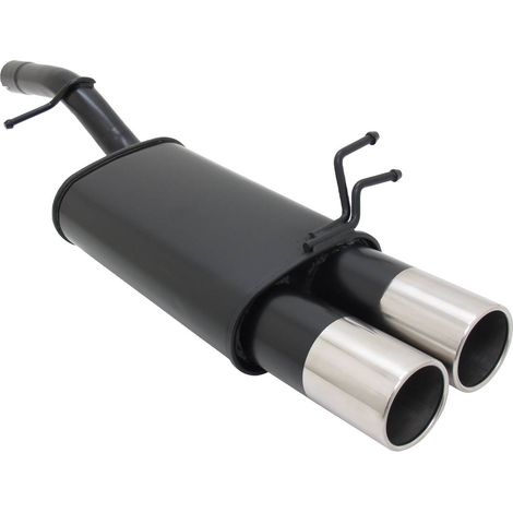 Silencieux Echappement Ford Fiesta MK6 01-08 - 2x90mm-27672707
