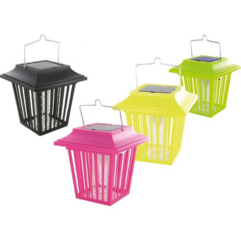 Weitech Multifunktions-Solarlaterne mit LED UV Insektenvernichter - fuchsia