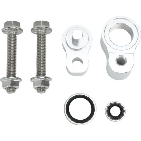 Kit de Blocage de Climatisation Arrière, Kit D'élimination de Climatisation en Aluminium avec Joint d'étanchéité HNBR, pour Installation dans le Compartiment Moteur (1/5)