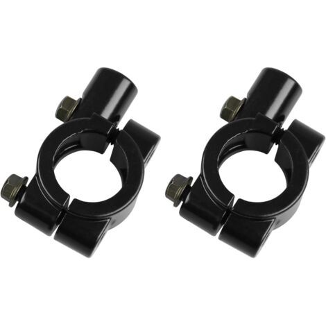 Universelle Lenkerhalterung, Spiegelhalterung, M8, Aluminium, 2 x 7/8" (22 mm) für Kawasaki Suzuki ATV, Quad, Dirtbike, Pitbike, Pocketbike und Roller