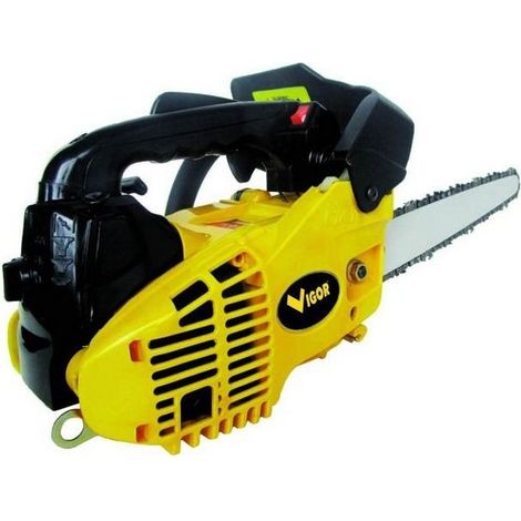 Vigor 738468031 VMS-28 Motosega da potatura 25,4 cc 800 W antivibrante lubrificazione automatica catena barra carving 280 mm colore Nero