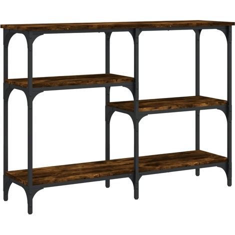 Maison Exclusive - Tavolo Consolle Rovere Fumo 102x29x75 cm in Legno Multistrato