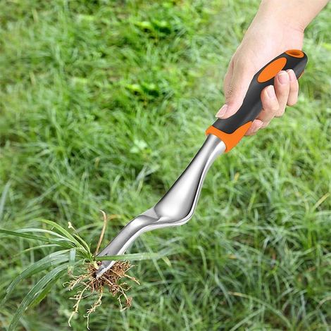 Outil de désherbage Durable avec fourches en Forme de V et poignée Ergonomique, enlève Facilement Les Racines du désherbeur pour Jardin, Jardin, pelouse, Terres agricoles