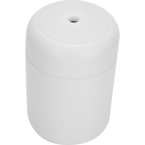 Humidificateur d'air USB 300ml pour voiture et maison, brumisateur portable de bureau avec veilleuse, pulvérisation blanc (1/5)