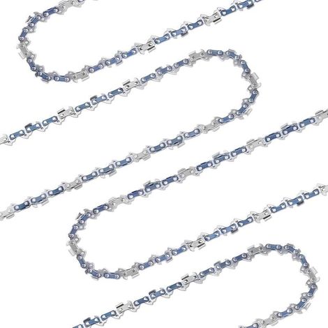 Paquet de 4 chaînes de tronçonneuse 16" pour Stihl MS 170, MS 180 C - Pas 3/8" LP, épaisseur 043", 55 maillons d'entraînement (1/5)