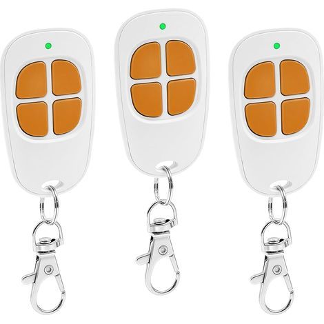 3 PCS Télécommande Portail 4 Canaux 433,92 MHz Code Tournant Pour AAM0094 Garage (1/5)