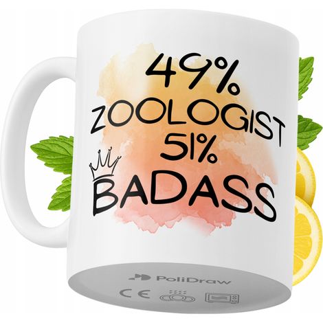 Lustige Tasse für Zoologen – Kaffee- oder Teetasse mit witzigem Textdesign – ideal für Geburtstage, Namenstage, Feiertage und besondere Anlässe. Hochwertige Tasse für Zuhause, Büro und Arbeit. Farbe: (1/5)