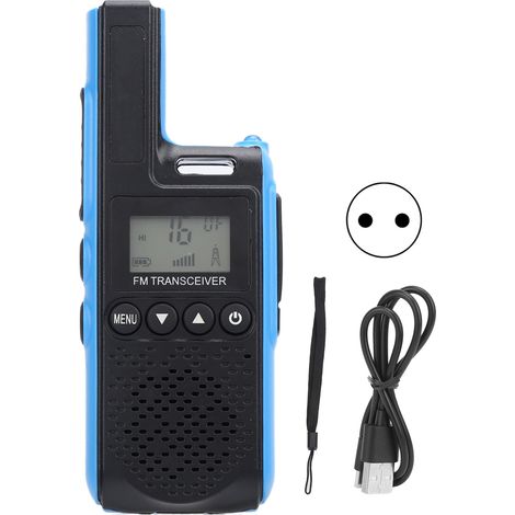 Q1 Talkie-Walkie Mini Portable Haute Puissance Rechargeable avec Écran HD pour Hôtel, Prise UE 100-240V (1/5)