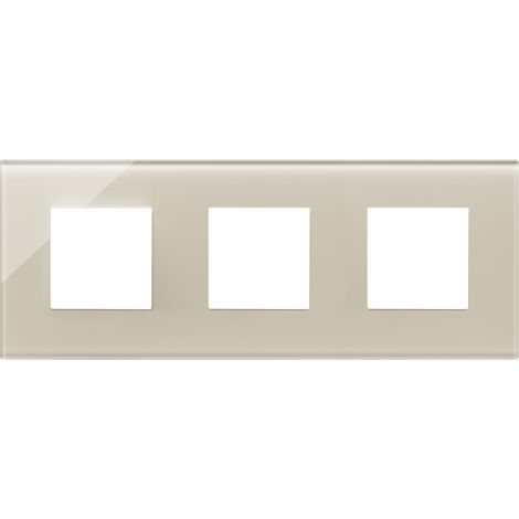 VIMAR - 22644.72 Plaque 6M (2+2+2) int71 chanvre blanc