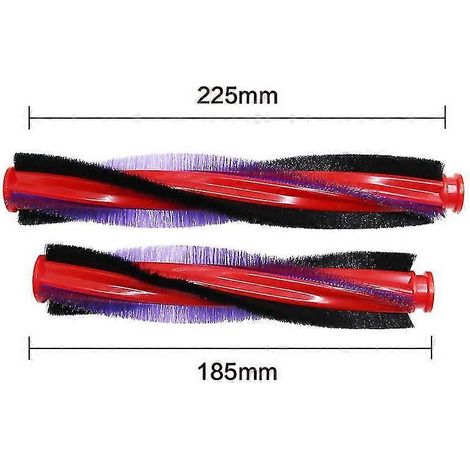 Brosse rotative pour aspirateur DC59/DC62/SV03, tête de brosse électrique intégrée, 225 mm + 185 mm, lot de 2 (1/5)