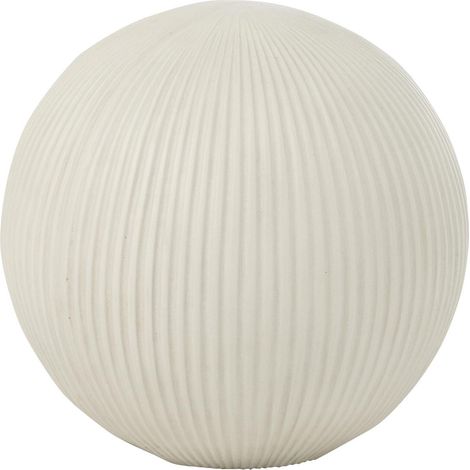 Balle Déco en Argile "Maryanne" 31cm Blanc