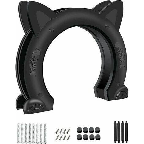 VURAHOME - chatire porte intrieure chatire chatire chatire(noir) (1/4)