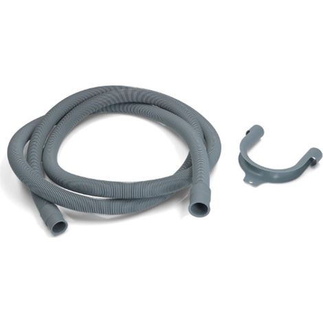 SOS Accessoire Tuyau d'évacuation d'eau universel avec sorties droites 22-29mm (L2000mm) pour Lave-linge TOUTES MARQUES 3666356045866 (1/2)