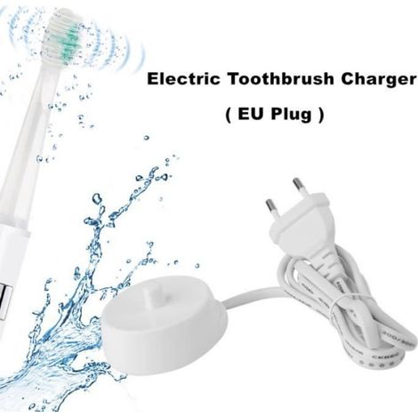 Chargeur Brosse À Dents Électrique - Modèle 3757 - 110-240 V - Compatible Braun Oral-B D17 OC18 D12 S12 S18 D18 D19 D20 D29 D34 OC20 Professional 1000 3000 4000 - Blanc - 1 Pièce (1/4)