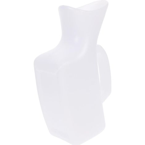 Urinoir Portable pour Femmes Couvercle Étanche, Bassin de Lit Transparent, Flacon Urinaire Pratique pour Usage Domestique et Extérieur (1/5)
