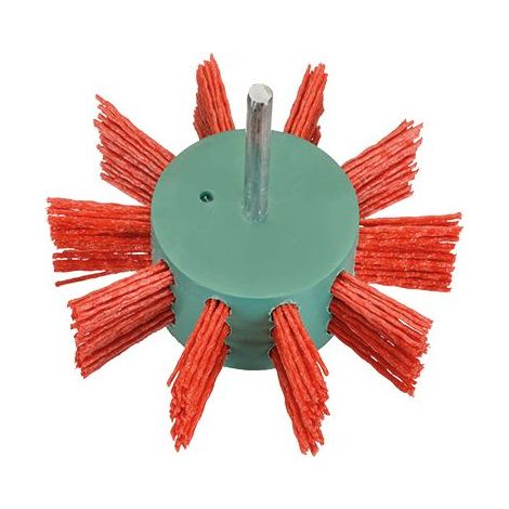 Cepillo circular OSBORN segmentado 100x23 mm con vástago de 6 mm y filamento de Ø 0.90 mm