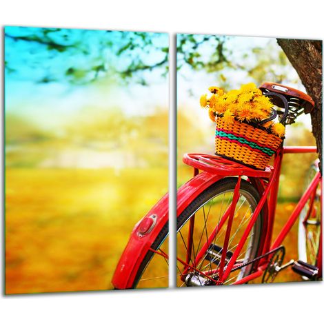 Tabla de cortar de vidrio 2x 30x52 bicicleta (1/5)