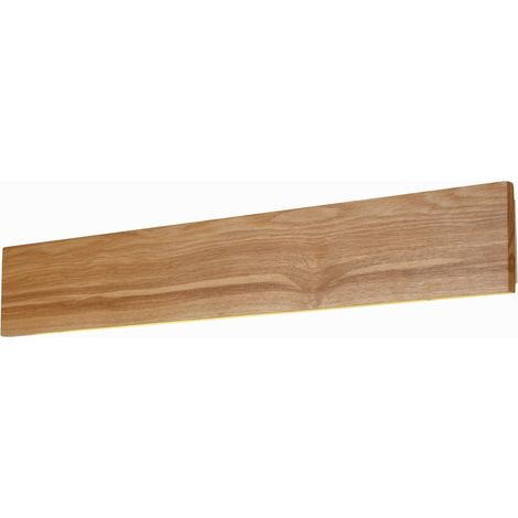 Aplique de Pared LED 25W Madera Fresno  Luz Cálida 3000K Minimalista (1/2)