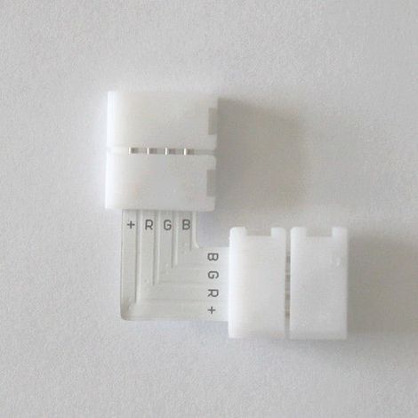 Connecteur en L Ruban LED RGB 10mm IP20 - SILUMEN (1/2)