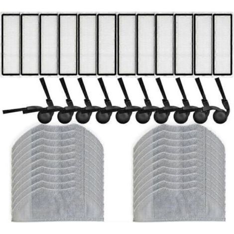 Accessoires pour aspirateur robot Xiaomi S40 / OV81 : brosse latérale, filtre HEPA et lingette de nettoyage (1/5)
