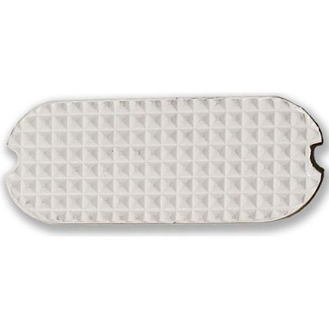 11 cm (nur schwarz), Schwarz 10: Gelochte Gummifußplatten für Halterungen