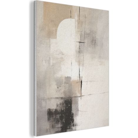 Acoustic Felt Wall Art Abstract - Art - Gray 70x100 cm