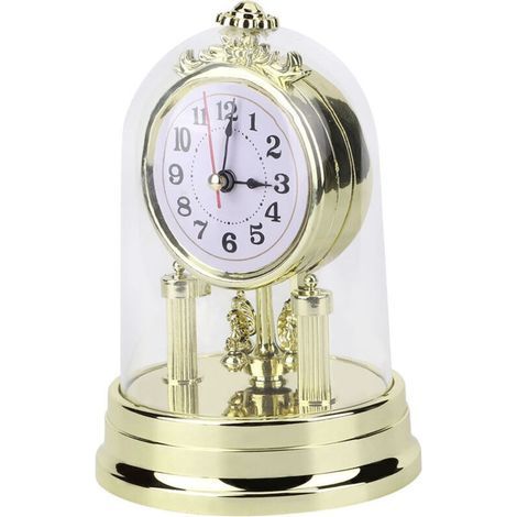 Horloge de salon de Style rétro européen, décoration de Table Antique et silencieuse pour la maison (1/4)