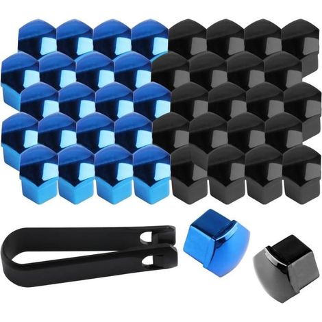 40 Pcs Cache Ecrou 17mm, Cache Moyeu Roue, Capuchon d'écrou de Roue de Voiture, Capuchons de Vis de Roue, Cache-écrous de Pneu (1/4)