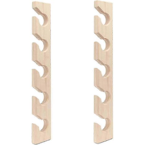2 porte-chapeaux muraux en bois pour casquettes de baseball, organisateur mural, support vertical pour chapeaux de placard (1/5)